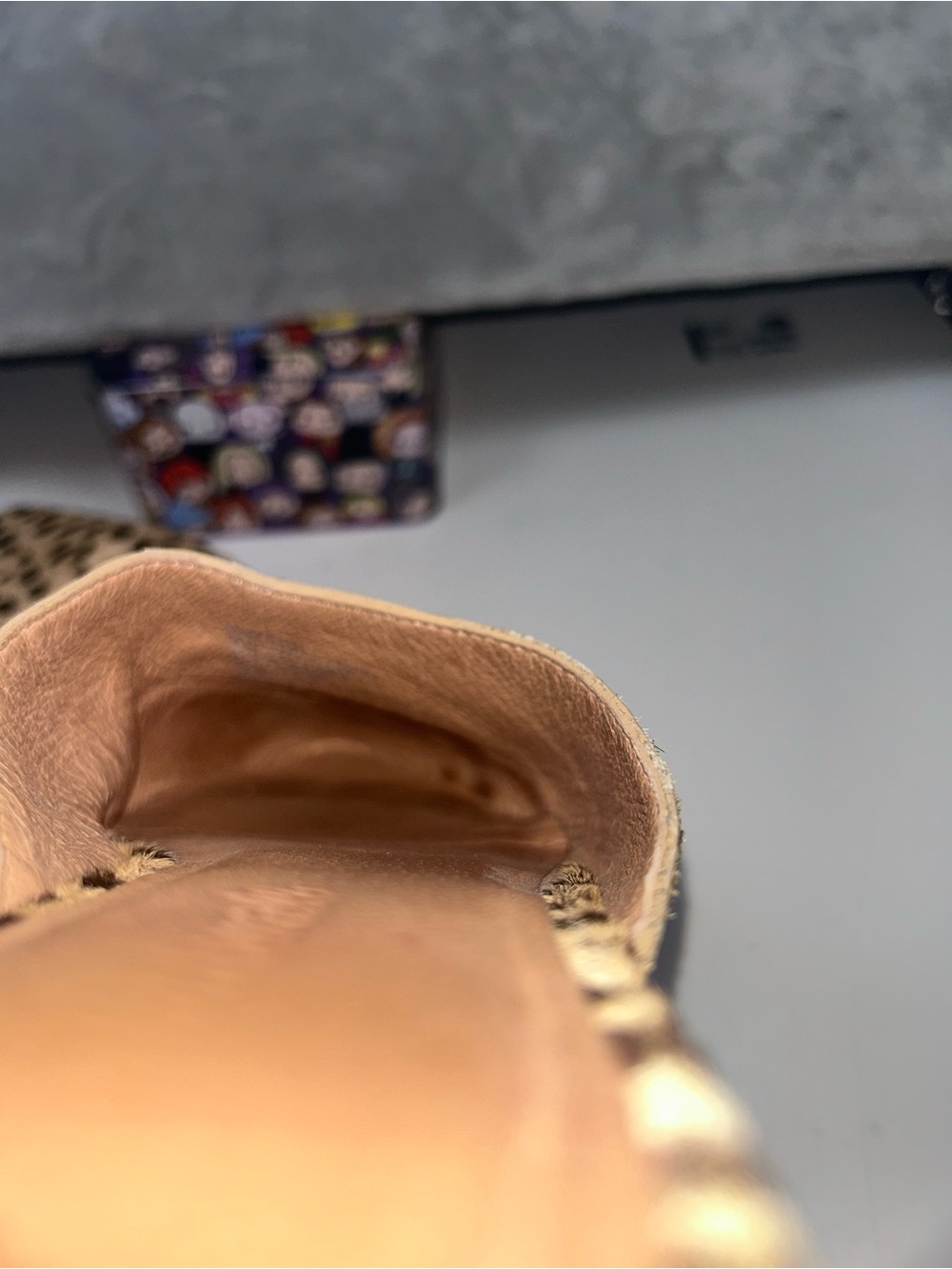 Madewell Cheetah Print Slip-On Mules in Tan and Black - Picture 8 of 12